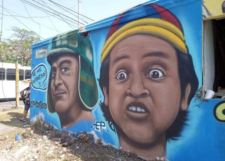 Portada de El Chavo y Quico viven en los muros de Veracruz