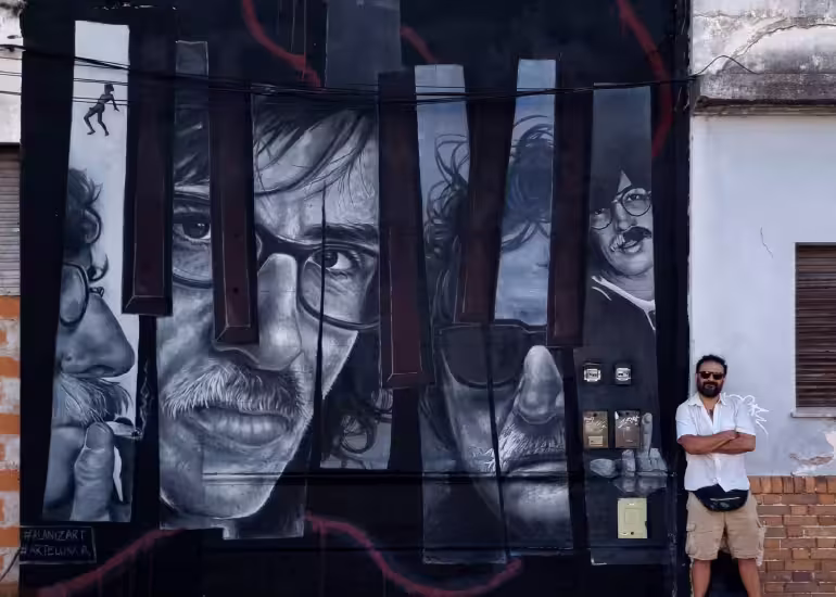 Portada de Alaniz: “el carácter efímero de la obra hace que se aprecie más el instante”