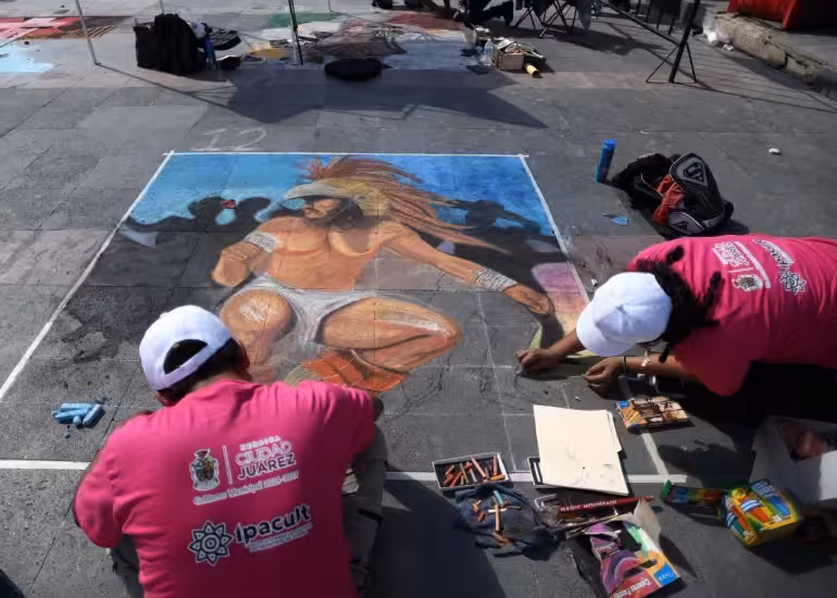 Portada de Ciudad Juárez convirtió sus calles en un lienzo para celebrar la cultura mexicana