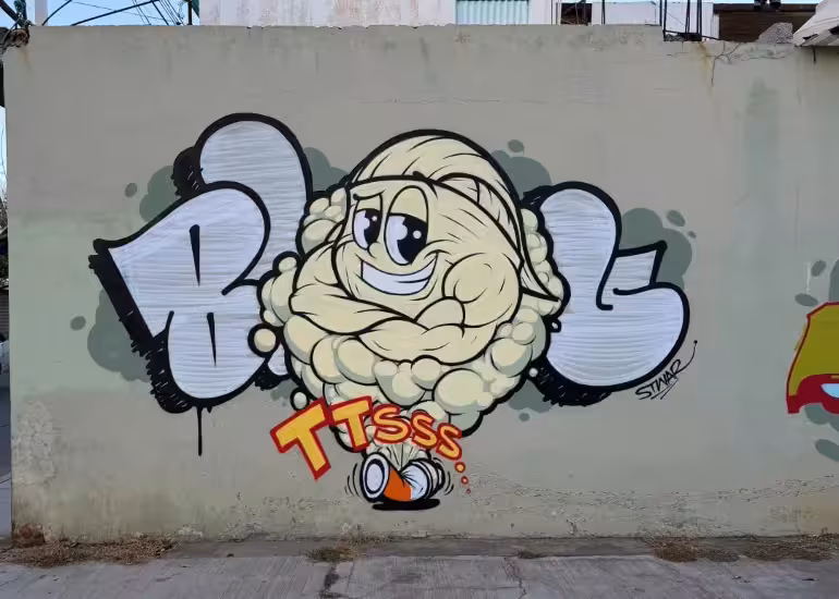 Portada de Blow, el artista que personifica al quesillo en las calles de Oaxaca