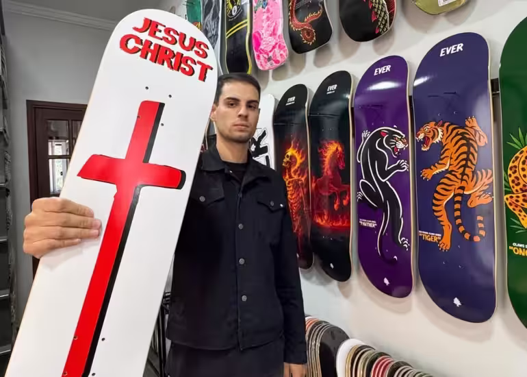 Portada de La tienda que se convirtió en un emblema del skateboarding brasileño
