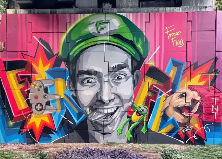 Portada de El artista que convirtió las calles de El Salvador en un salón de la fama