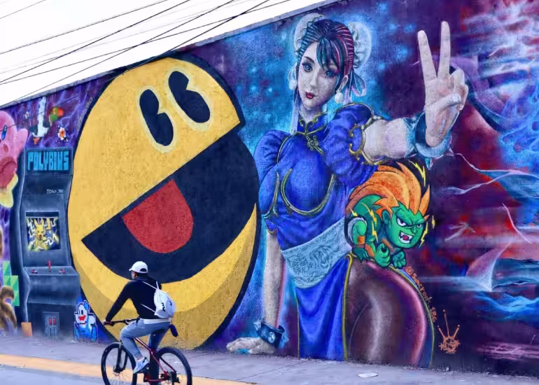 Portada de Mario Bros, Sonic y Donkey Kong atrapados en los muros de León