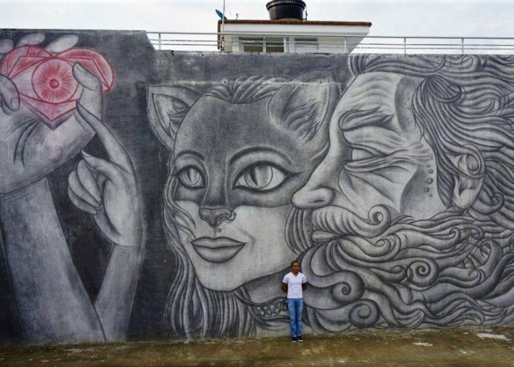 Portada de Gigante y hecho a lápiz: el mural que hace historia en Colombia