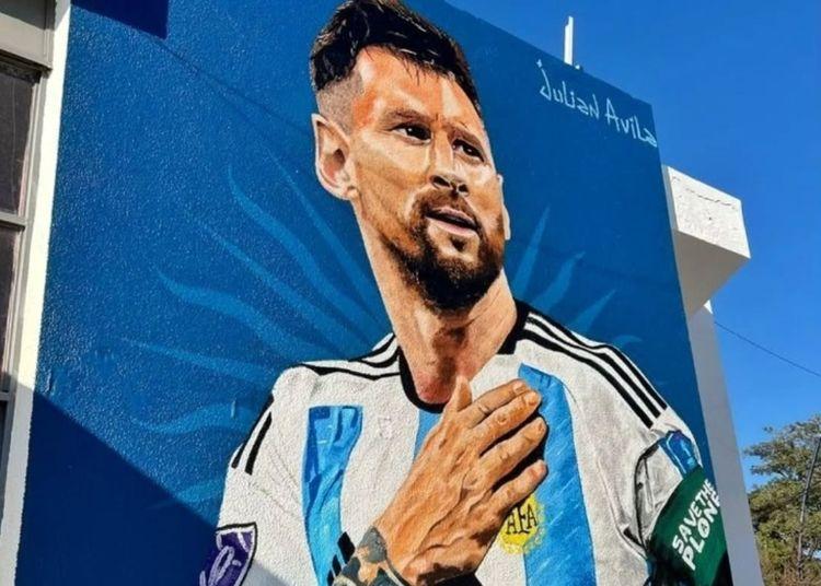 Portada de Messi inmortalizado en las calles de Santiago del Estero