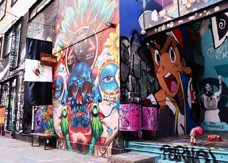 Portada de El edificio mexicano donde se respira arte urbano