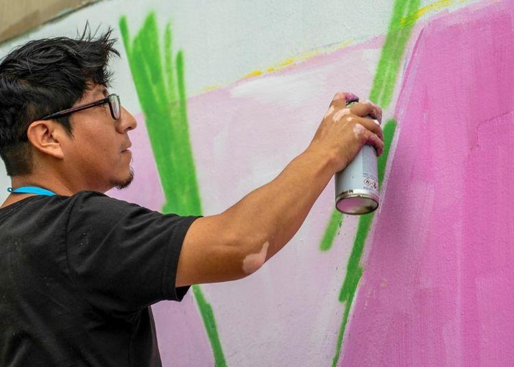 Portada de Más de 20 artistas transformaron la Línea 1 del Metro de Lima en una galería callejera